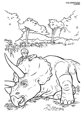 Jurassic Park Para Pintar E Imprimir
