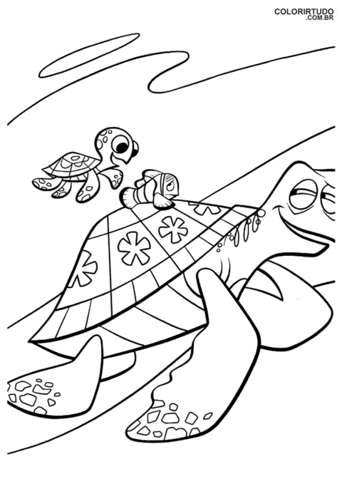 Procurando Nemo De Pintar E Imprimir