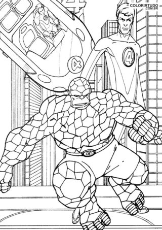Fantastic Four Coloring
