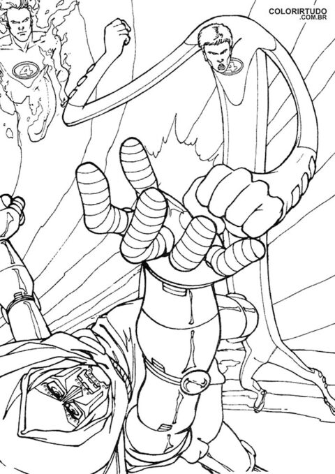 Quatuor fantastique à imprimer