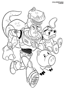 Toy Story Desenho Para Colorir